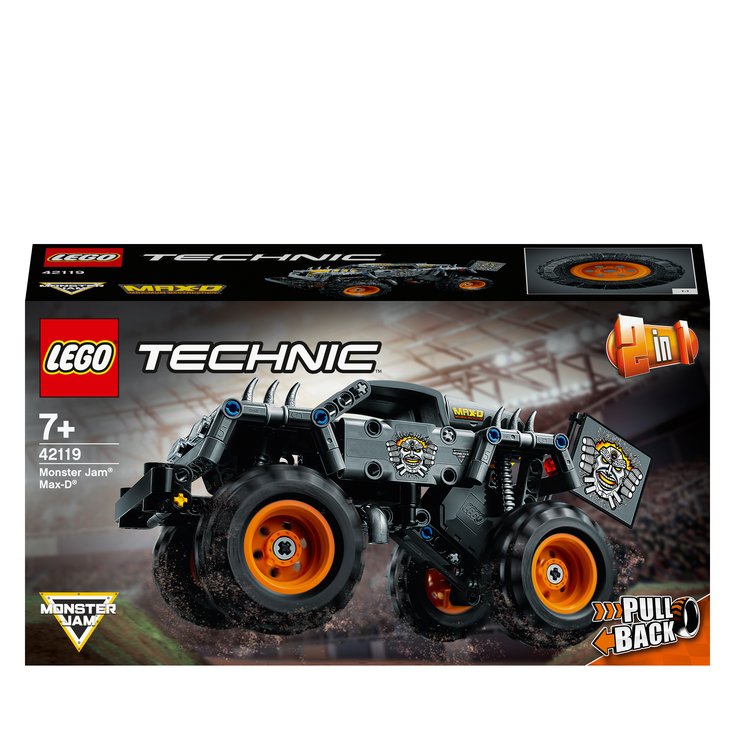 LEGO® Technic Monster Jam Max-D Truck Toy 42119
