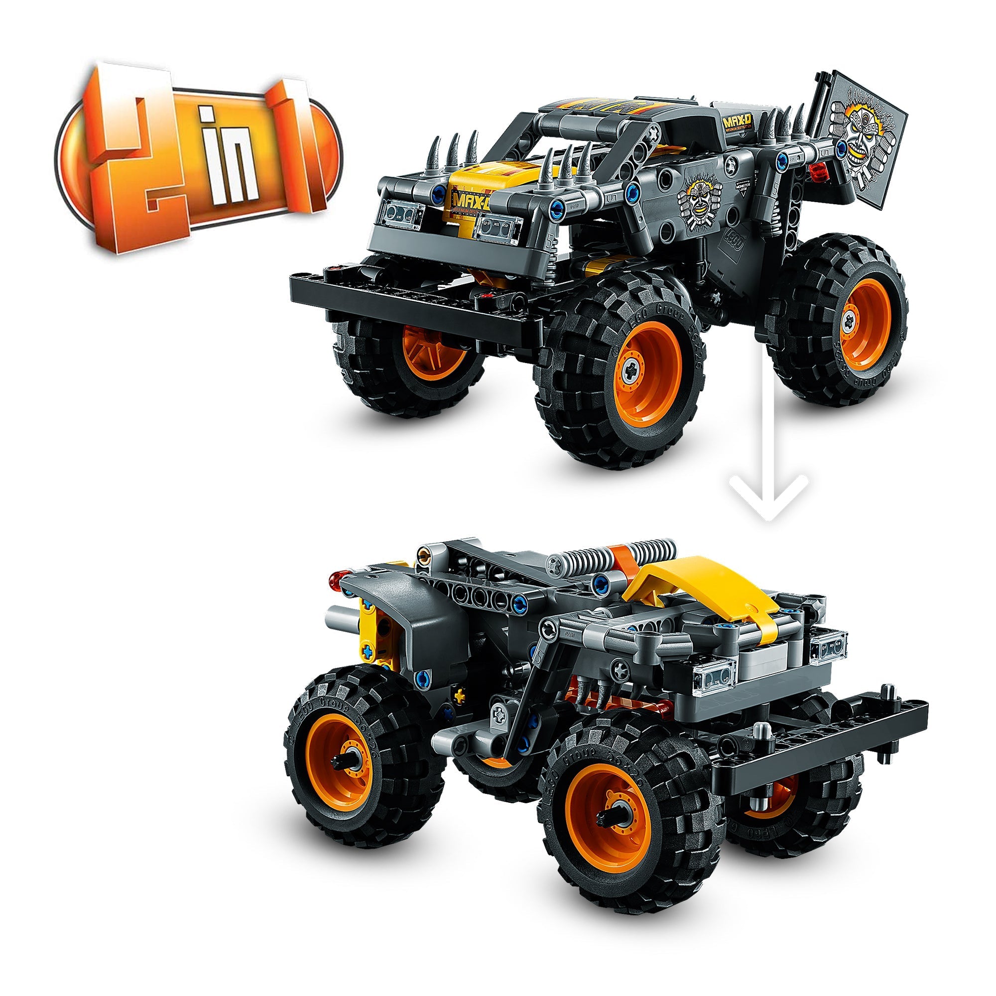 LEGO® Technic Monster Jam Max-D Truck Toy 42119