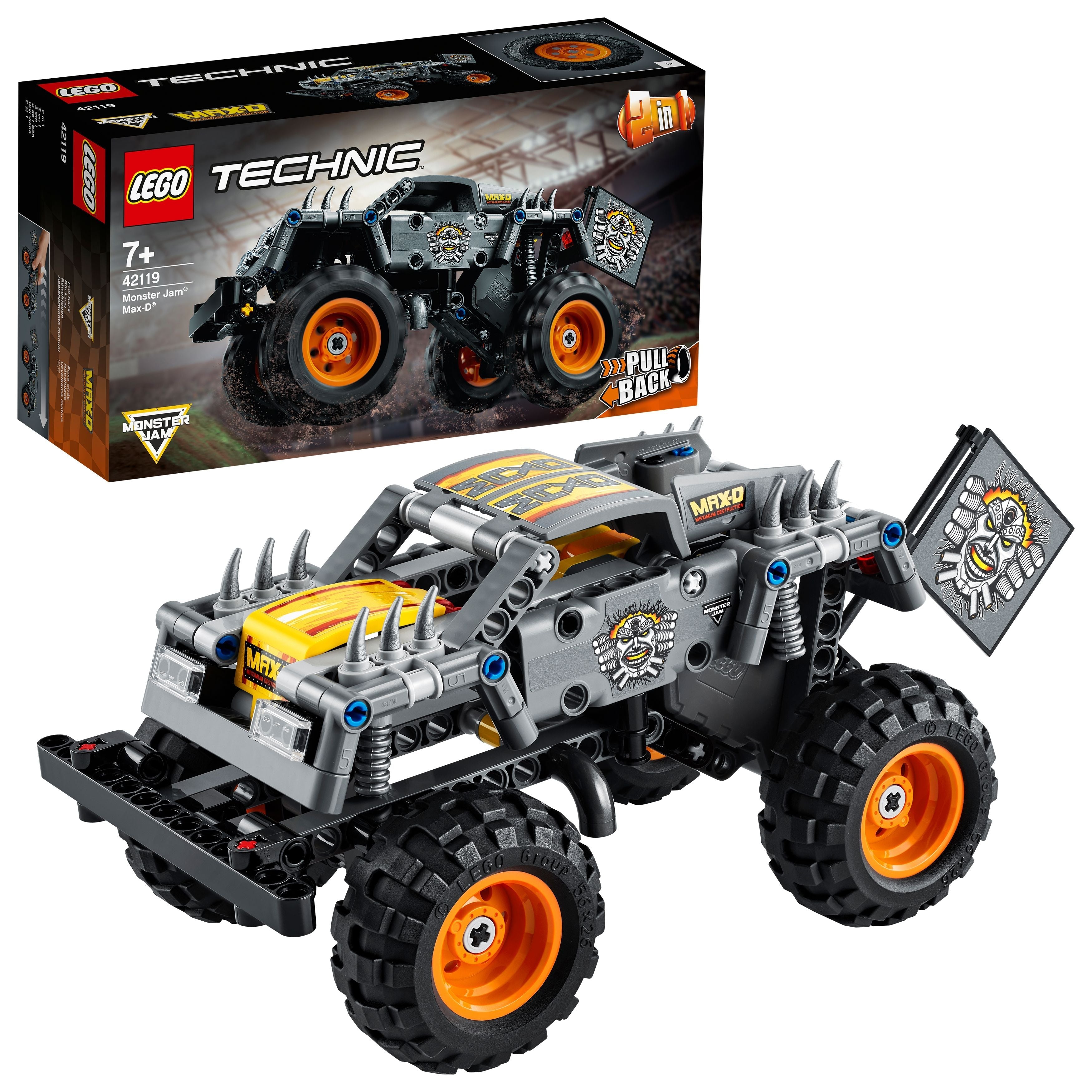LEGO® Technic Monster Jam Max-D Truck Toy 42119
