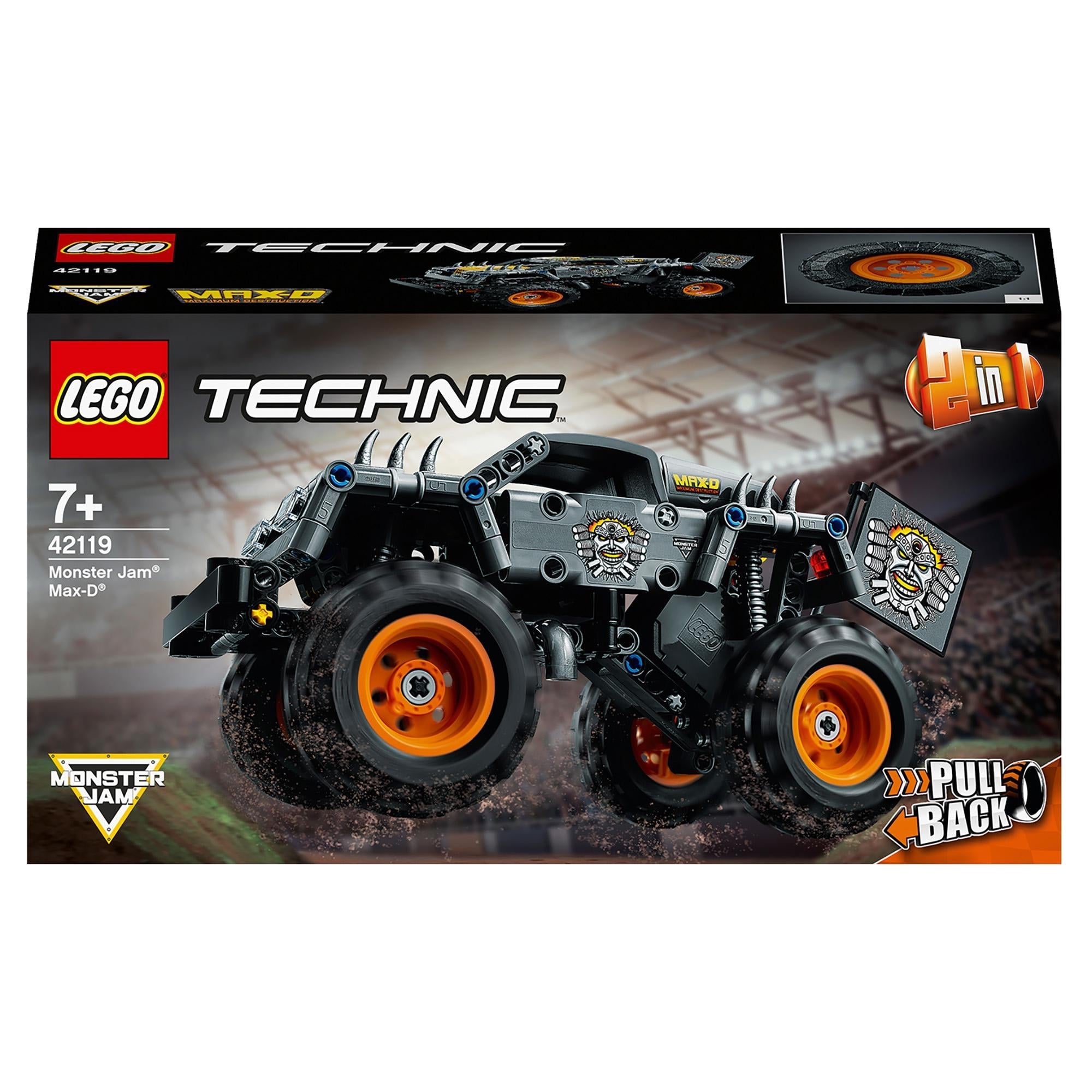 LEGO® Technic Monster Jam Max-D Truck Toy 42119