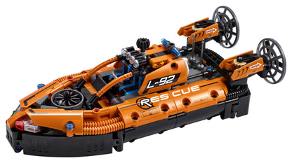 LEGO® Technic Rescue Hovercraft Model Toy 42120 showcasing realistic design and features for rescue missions.
