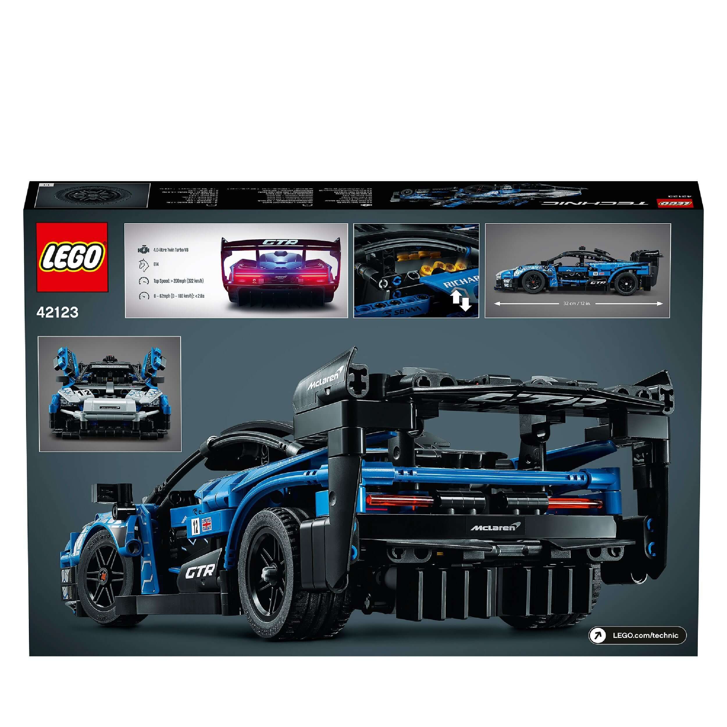 LEGO® Technic McLaren Senna GTR Toy Sports Car 42123