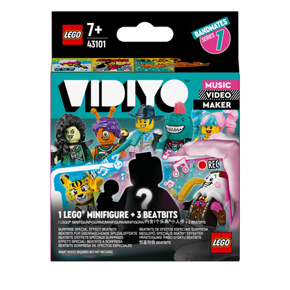 LEGO® VIDIYO Bandmates Minifigures Set 43101 featuring 1 minifigure and 3 unique beatbits for music video creation.