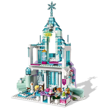 LEGO® Disney Frozen Elsa's Magical Ice Palace 43172 with Elsa, Anna, and Olaf for imaginative building fun.