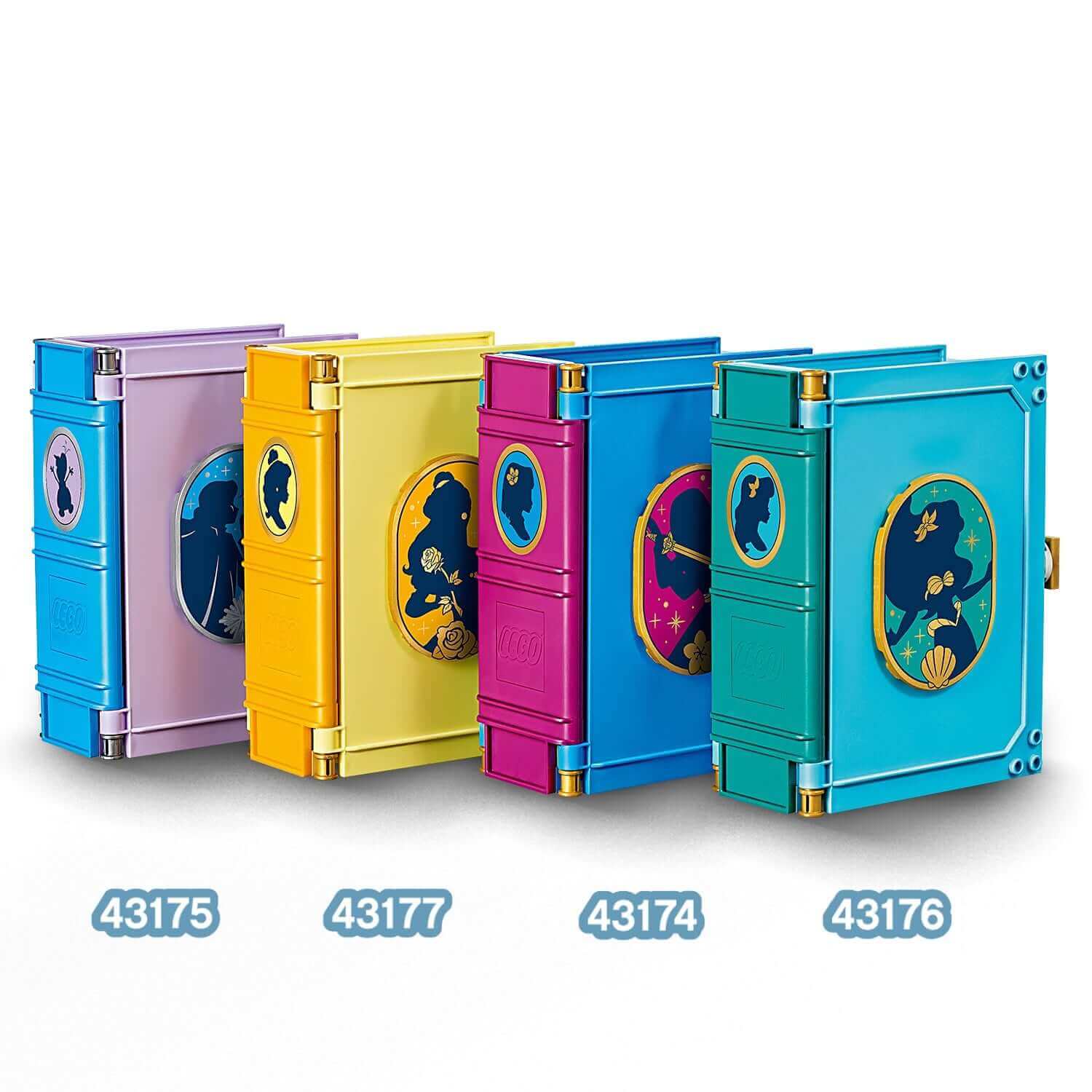 LEGO Disney Frozen II storybooks featuring Anna, Elsa, and friends, showcasing vibrant colors and fun designs.
