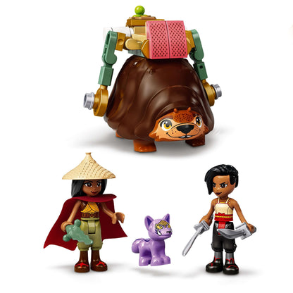 LEGO® Disney Raya and the Last Dragon Heart Palace set with minidoll figures and Tuk Tuk.