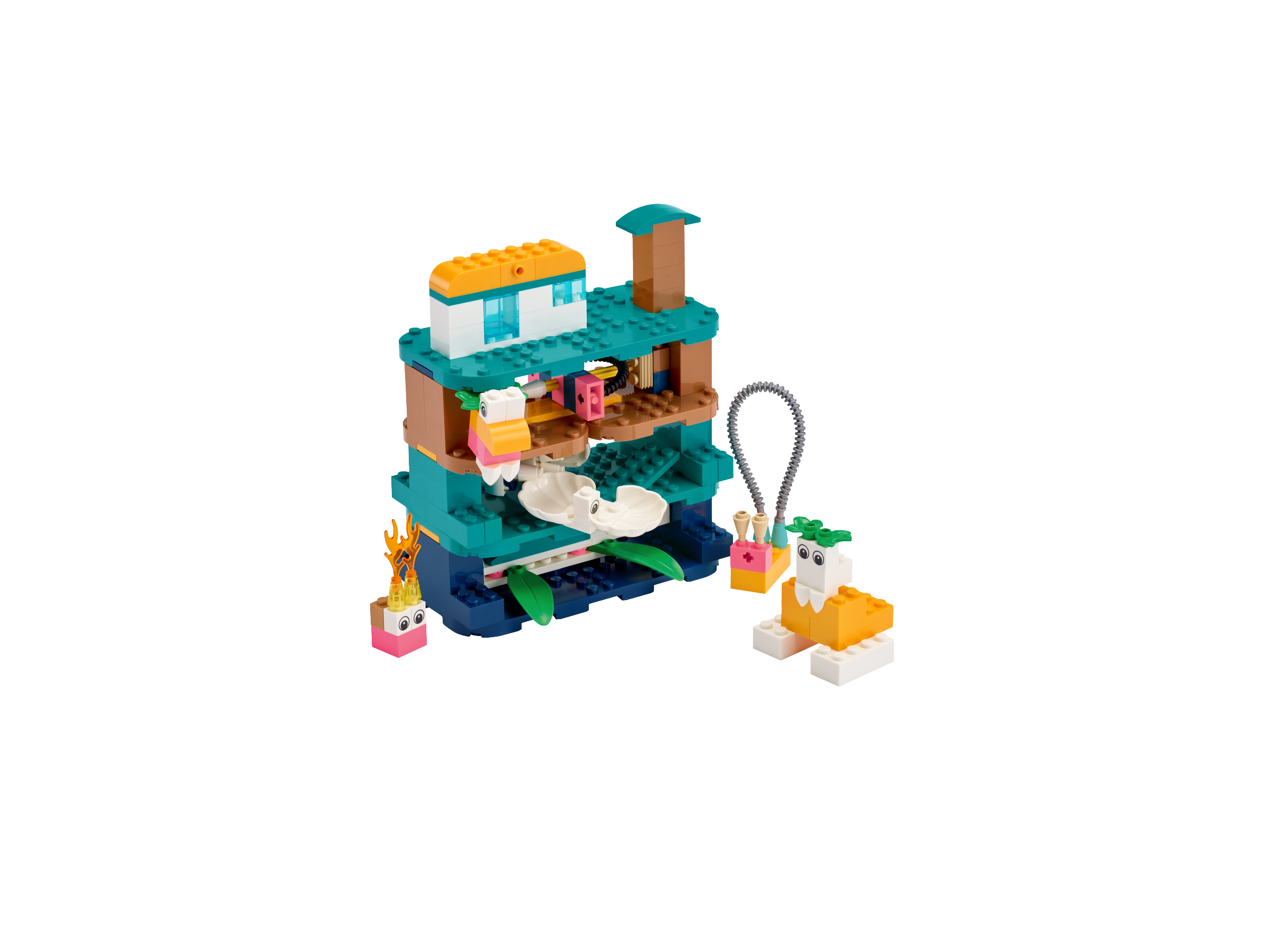 Colorful LEGO® Education Science kit featuring animals and interactive elements for year 4-6 students.