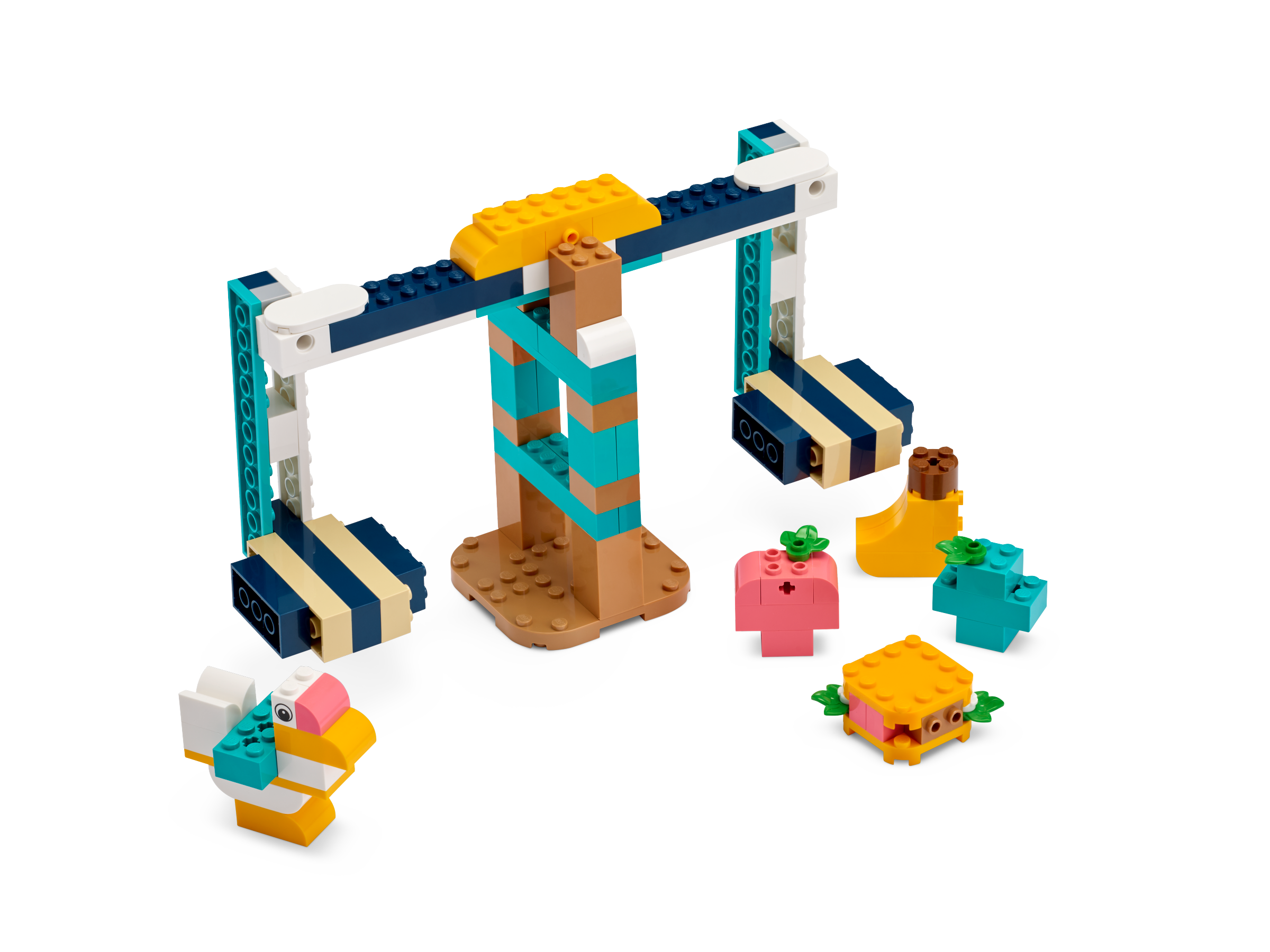 LEGO® Education Science kit for Year 1-3 featuring a swing set and colorful building elements for hands-on learning.