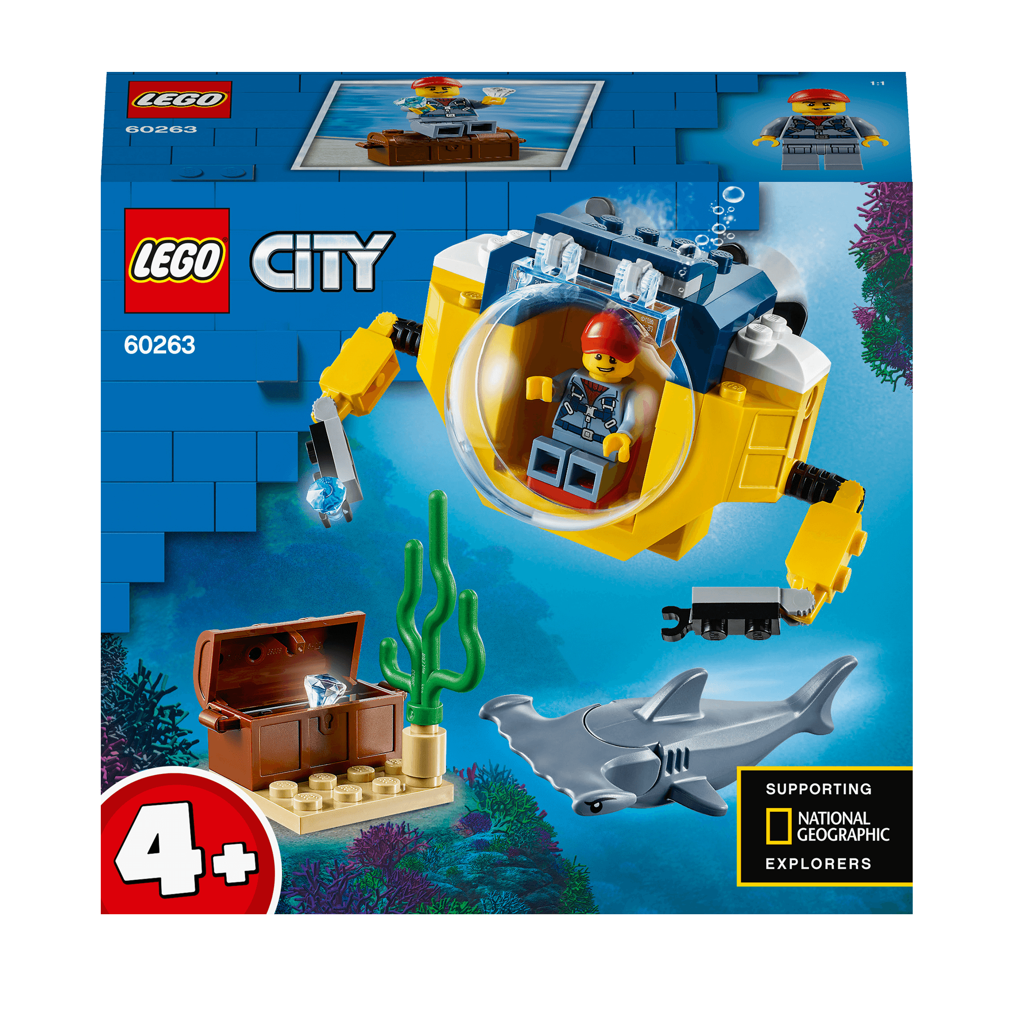 LEGO® City 4+ Ocean Mini-Submarine Sea Set 60263