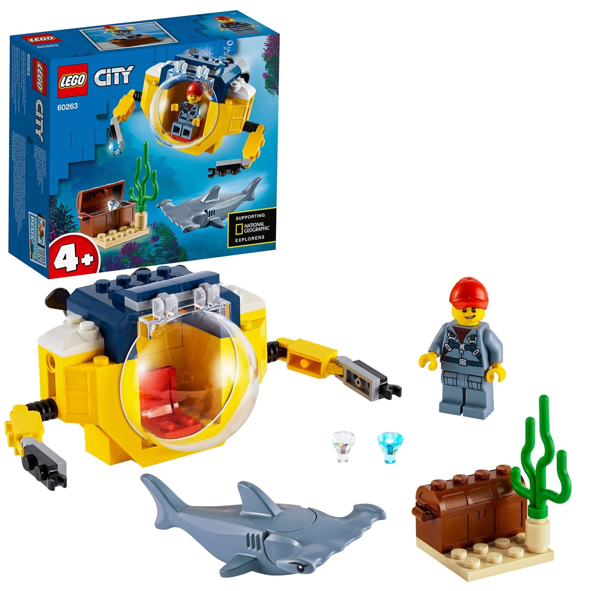 LEGO® City 4+ Ocean Mini-Submarine Sea Set 60263