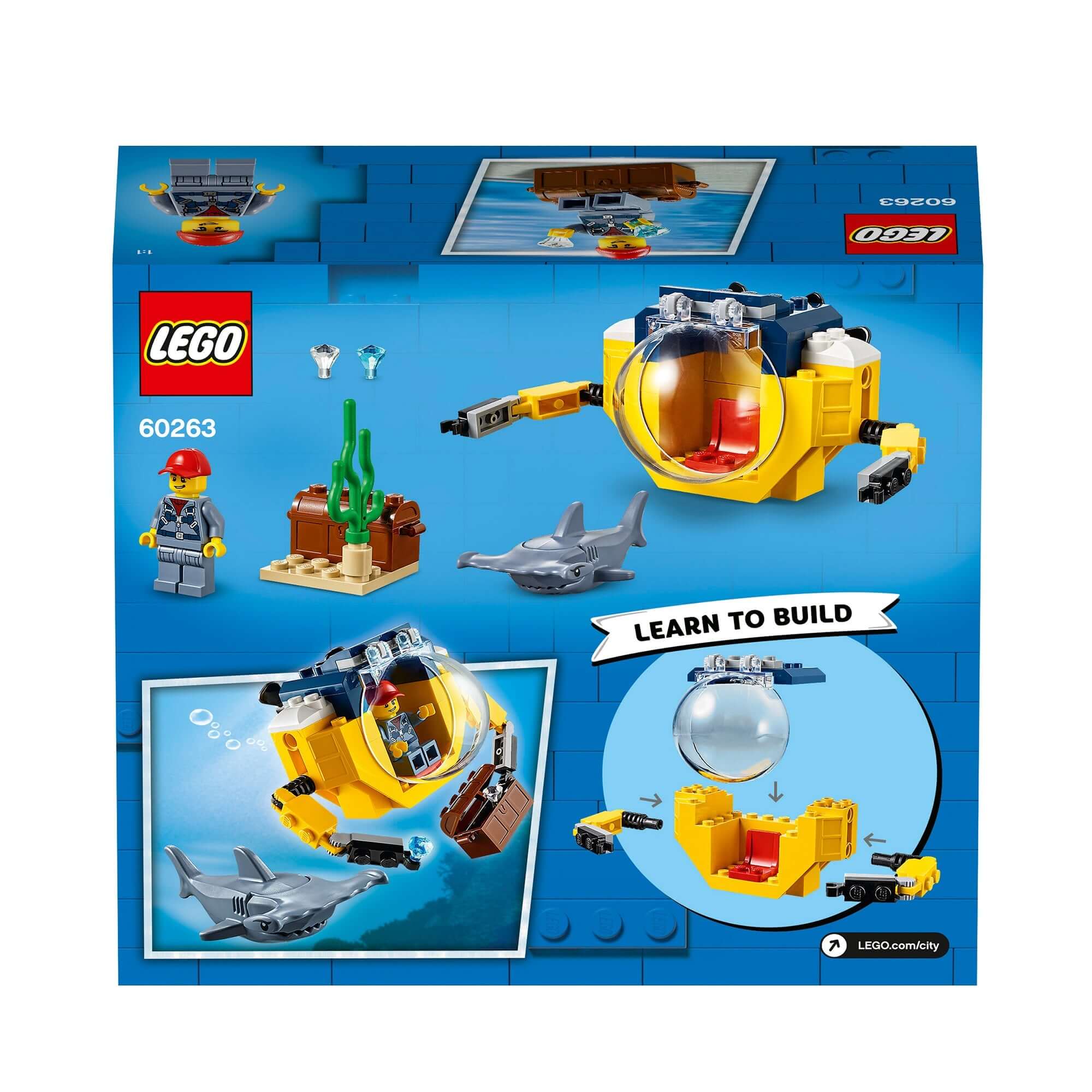 LEGO® City 4+ Ocean Mini-Submarine Sea Set 60263