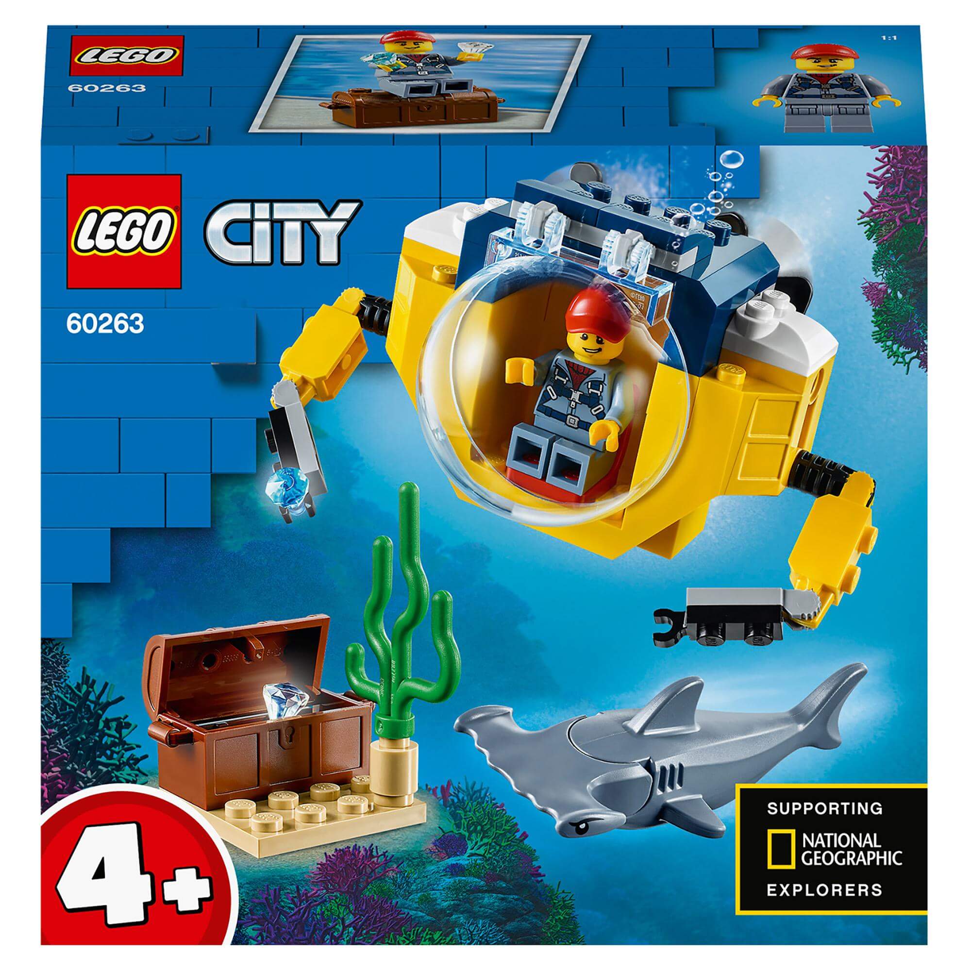 LEGO® City 4+ Ocean Mini-Submarine Sea Set 60263