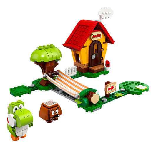 LEGO® Super Mario™ Mario's House and Yoshi Expansion Set 71367 with Yoshi and Goomba figures.