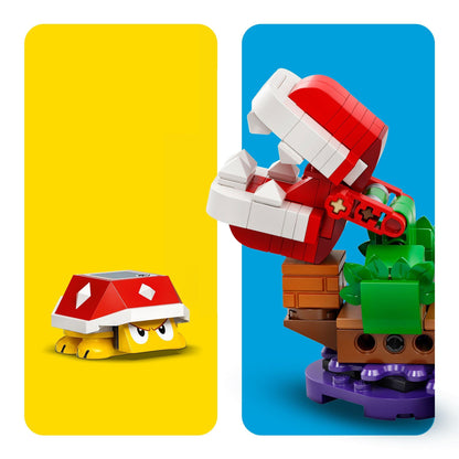 LEGO® Super Mario Piranha Plant Expansion Set 71382 featuring Piranha Plant and Koopa Troopa in vibrant colors.