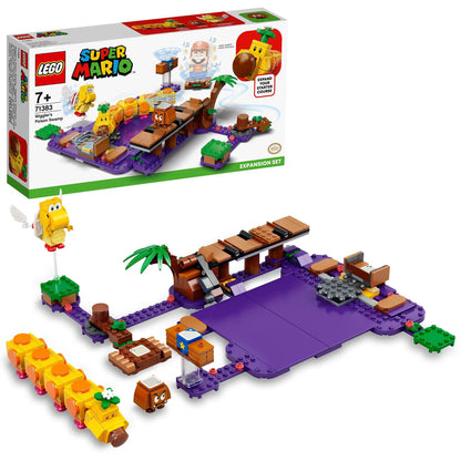 LEGO® Super Mario Poison Swamp Expansion Set 71383 with buildable characters and obstacles for kids aged 7+