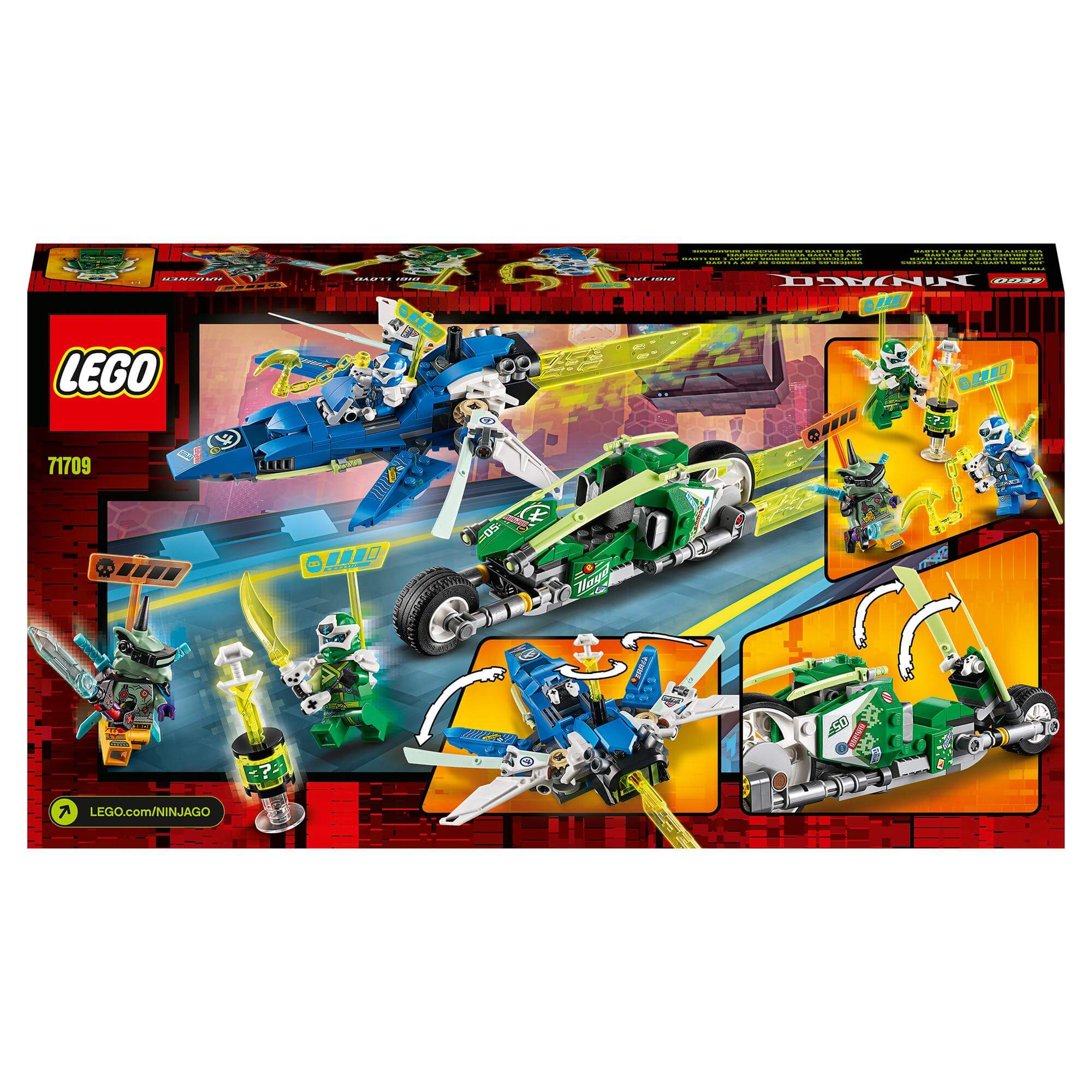 ヤス LEGO® NINJAGO Jay and Lloyd's Racers Set 71709