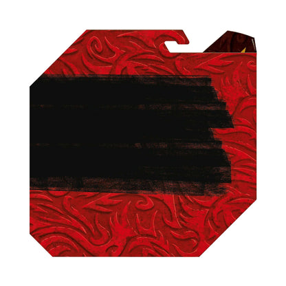 LEGO NINJAGO Epic Battle Set 71730 packaging with red decorative design and black section for product details.