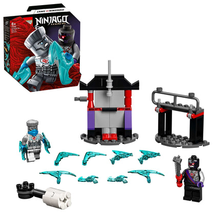 LEGO NINJAGO Epic Battle Set 71731 featuring Zane, Nindroid, and various accessories for fun ninja play.