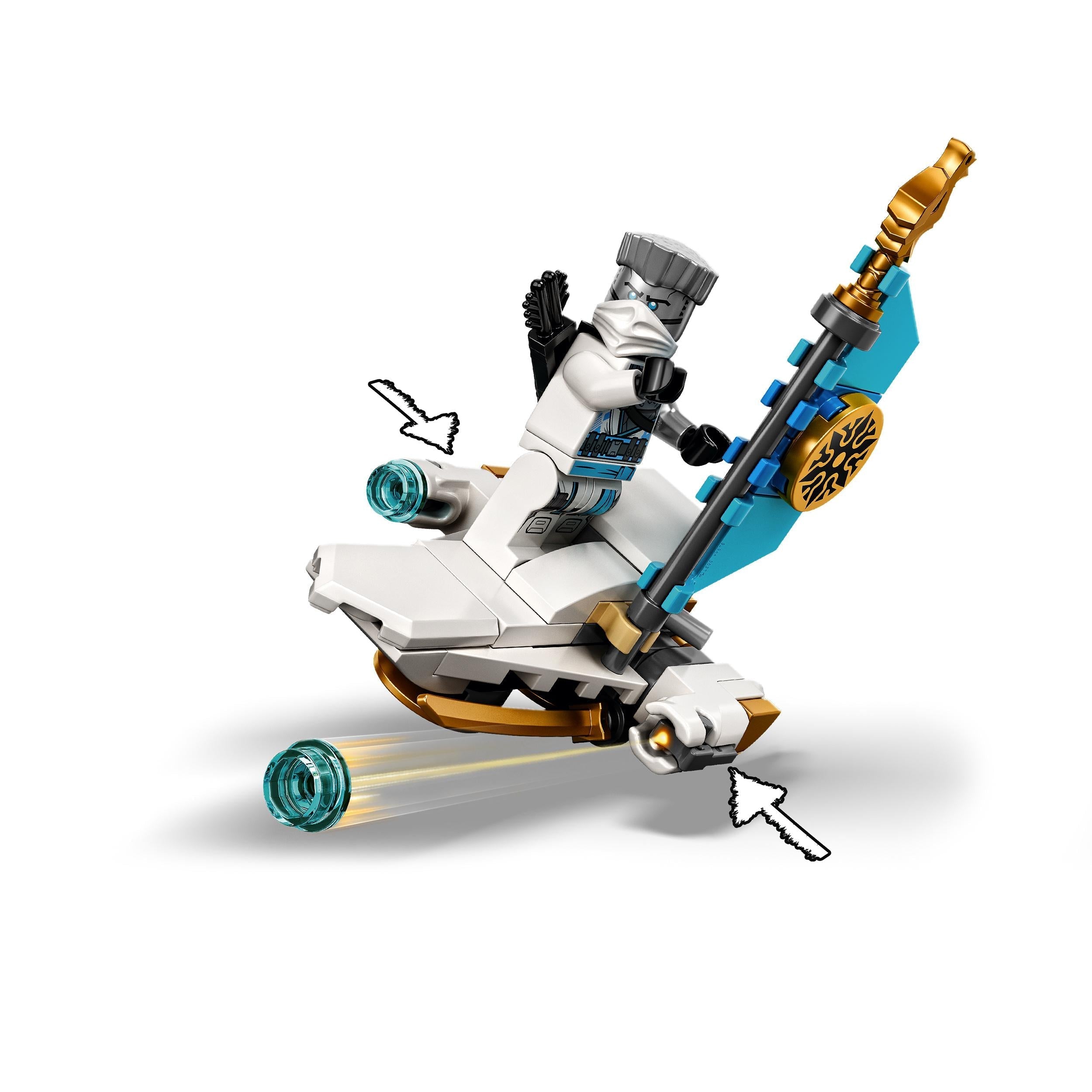 LEGO NINJAGO Jungle Dragon set features a posable dragon toy and mini figures for exciting island adventures.