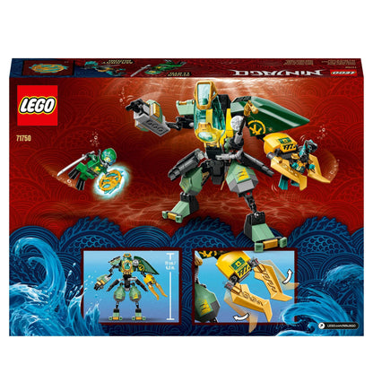 LEGO NINJAGO Lloyd’s Hydro Mech Set 71750 featuring underwater action with Lloyd and minifigures.