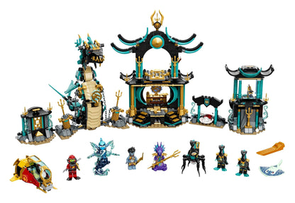LEGO NINJAGO Temple of the Endless Sea Set 71755 with minifigures for underwater battles from the Seabound series.