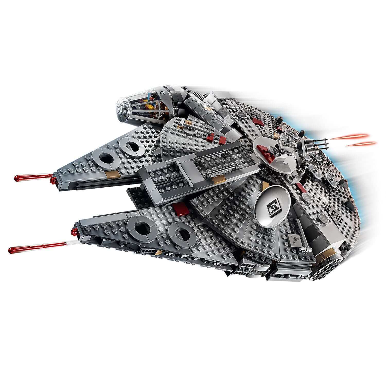 LEGO Star Wars Millennium Falcon Set 75257 showcasing detailed design and iconic shape for epic adventures.