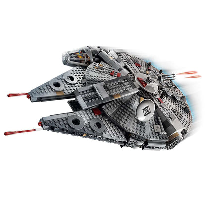 LEGO Star Wars Millennium Falcon Set 75257 showcasing detailed design and iconic shape for epic adventures.