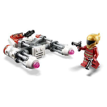 LEGO Star Wars Resistance Y-wing Microfighter 75263 with Zorii Bliss minifigure ready for action.