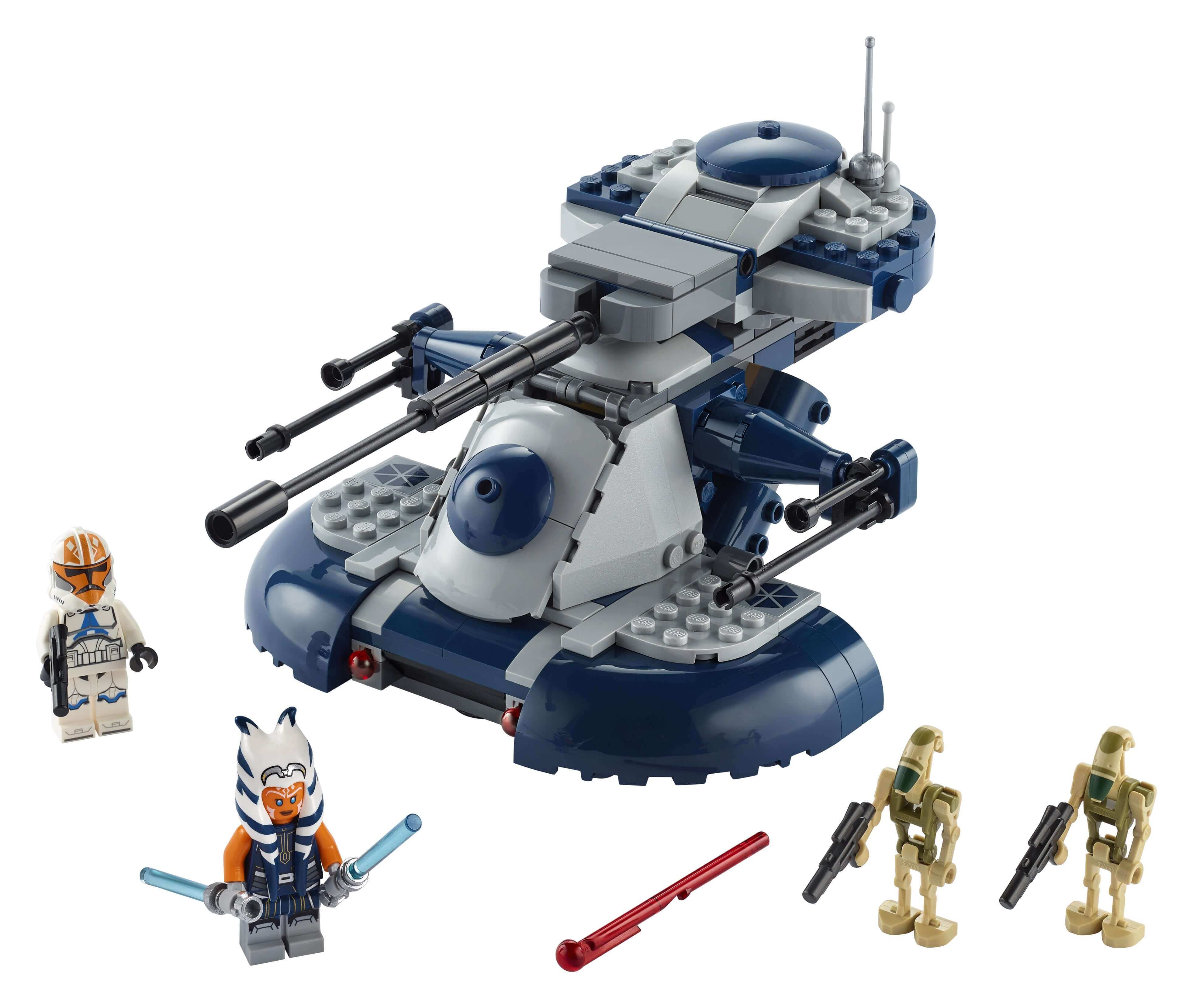 LEGO® Star Wars Armored Assault Tank (AAT) 75283 with minifigures and accessories for fun battle scenes.