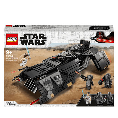LEGO Star Wars Knights of Ren Transport Ship 75284 building set featuring Rey and Knights of Ren for thrilling battles.