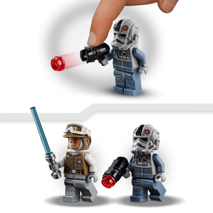 LEGO® Star Wars AT-AT vs. Tauntaun Microfighters minifigures, Luke Skywalker and AT-AT Driver in battle!
