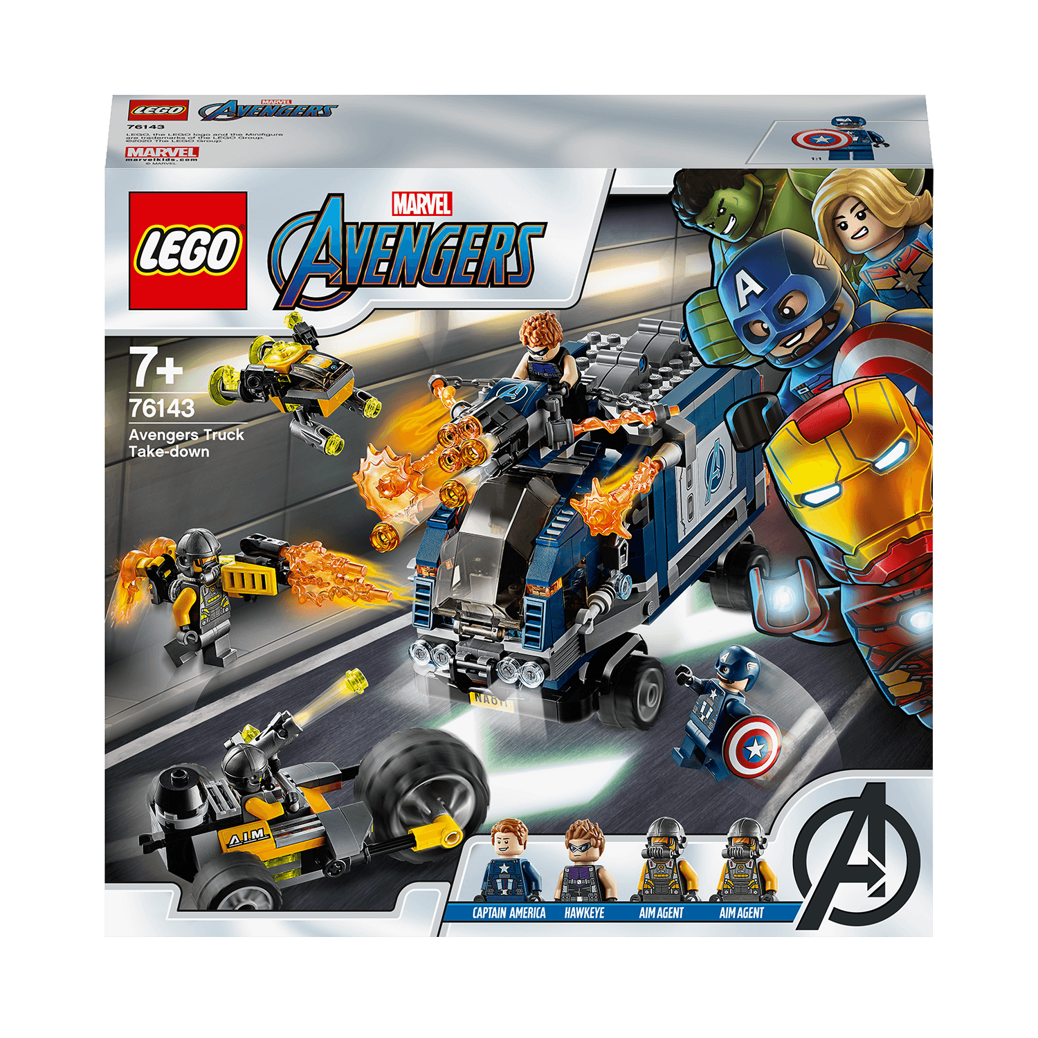 LEGO® Marvel Avengers Truck Take-down Playset 76143
