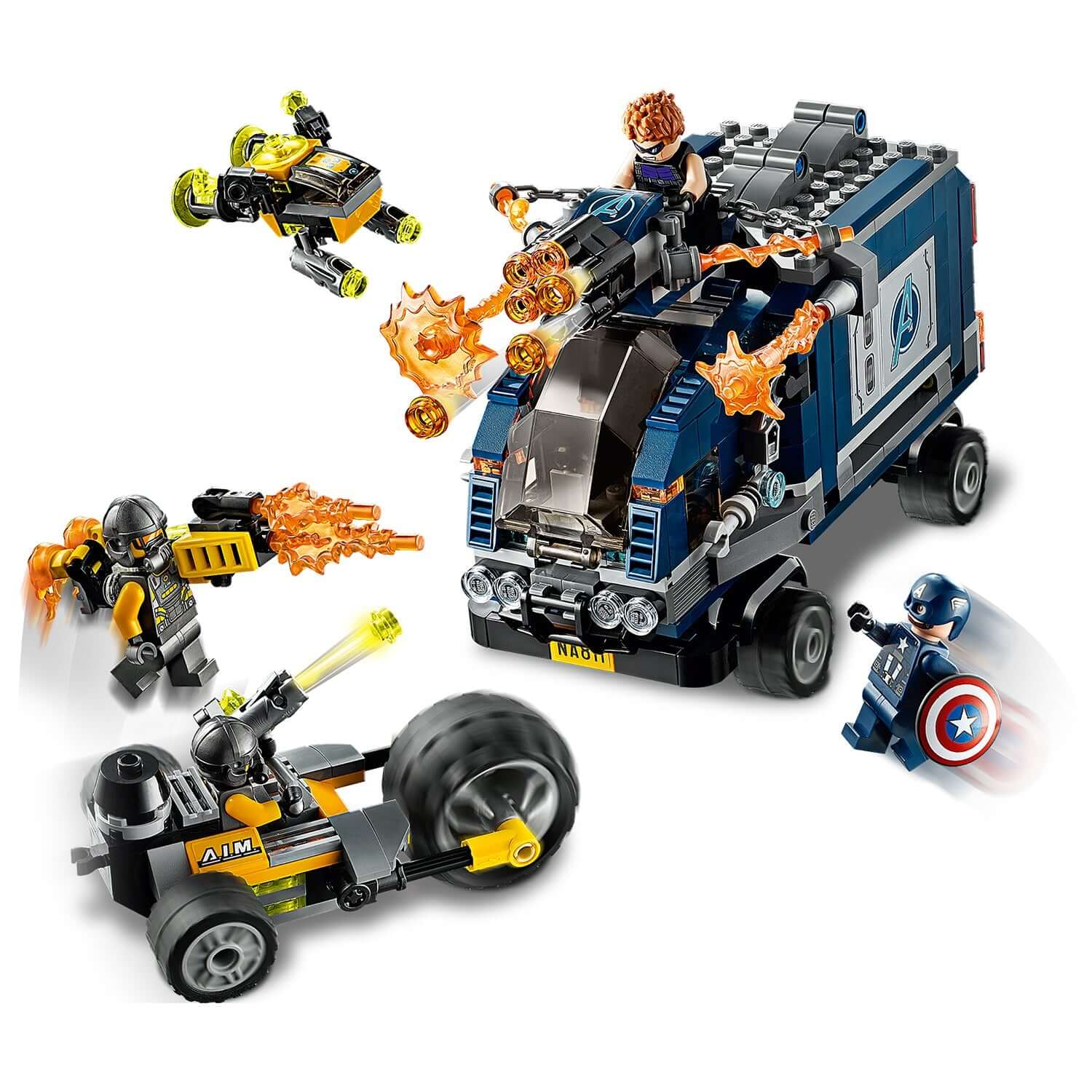 LEGO® Marvel Avengers Truck Take-down Playset 76143