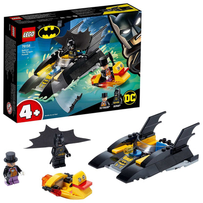 LEGO® DC Batman Batboat The Penguin Pursuit set 76158 with minifigures and toy boats for kids 4 years and up