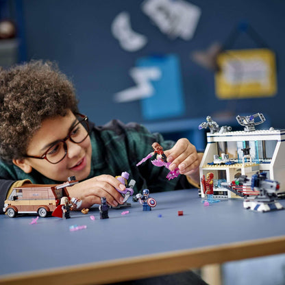 Child enjoying LEGO® Marvel Avengers: Endgame Final Battle Set 76192, creating superhero adventures with friends.