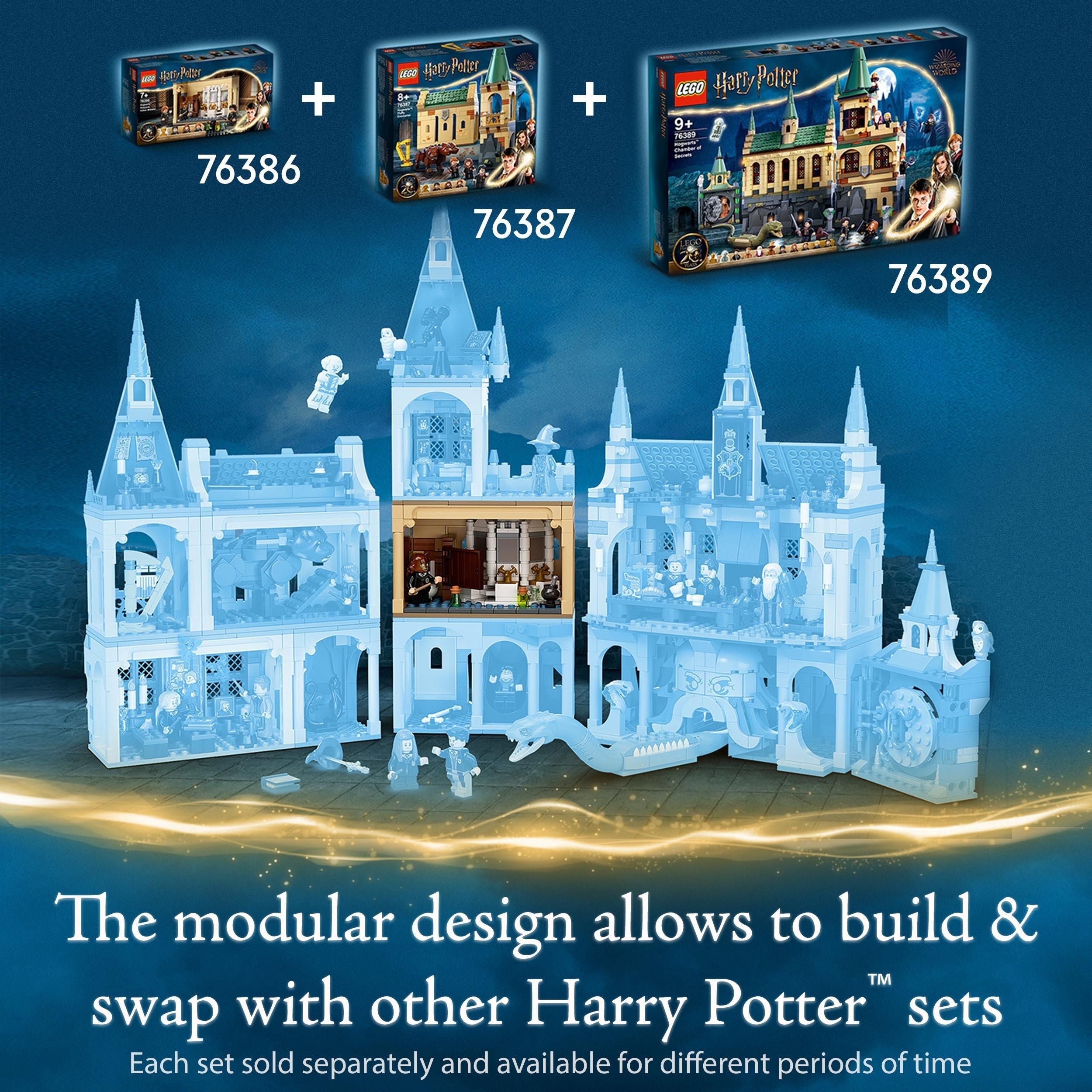 LEGO Harry Potter Hogwarts Potion Mistake Set 76386 with modular design for creative building and play.