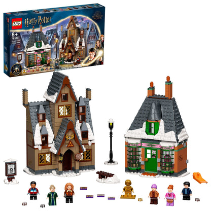 LEGO Harry Potter Hogsmeade Village Visit Set 76388 showcases detailed buildings and iconic characters for magical play.