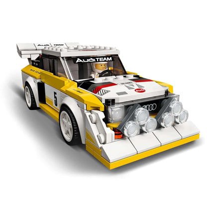 LEGO Speed Champions Audi Sport Quattro S1 set 76897, featuring a detailed toy car model for racing fans.