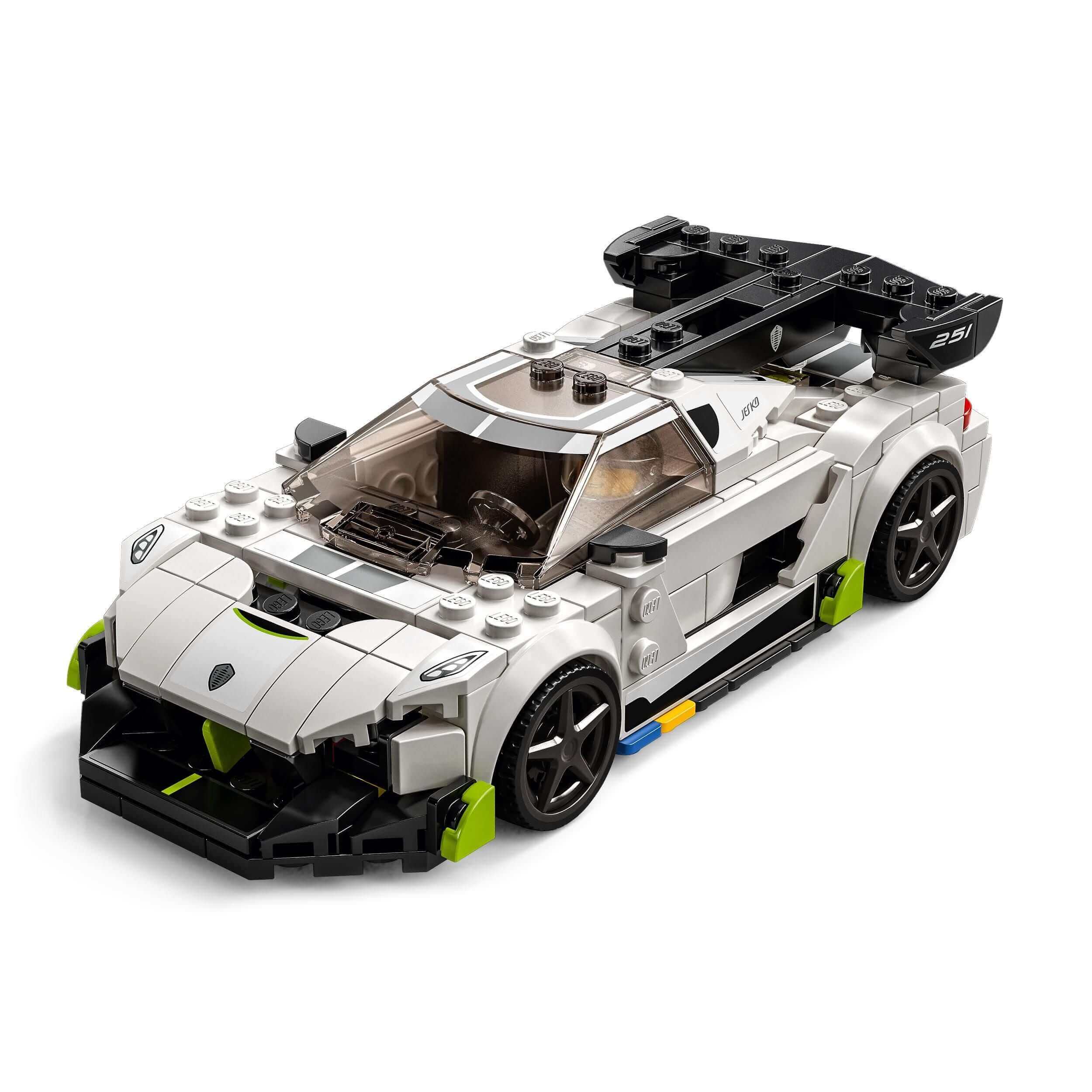 LEGO Speed Champions Koenigsegg Jesko toy car 76900, perfect for kids and car enthusiasts for play and display.