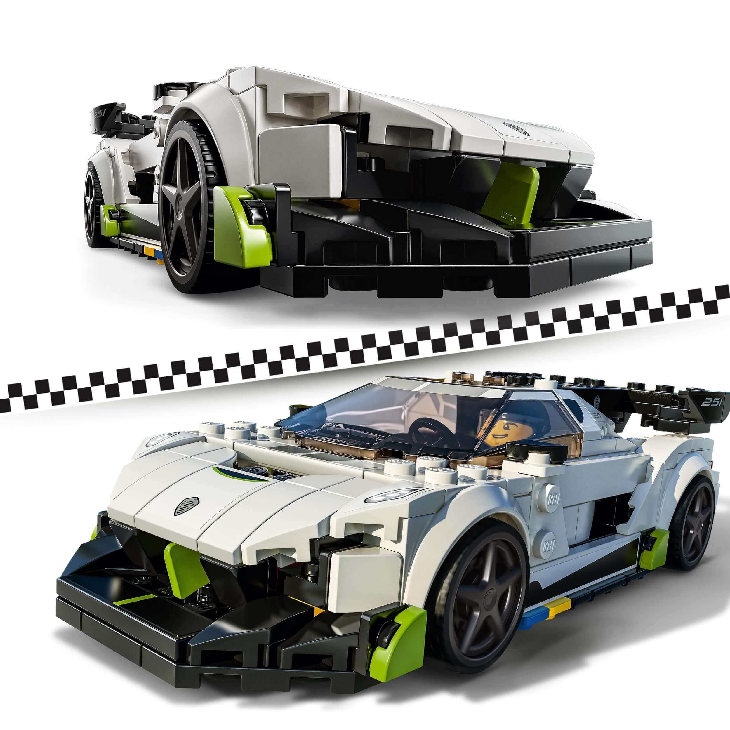 LEGO® Speed Champions Koenigsegg Jesko Car Toy 76900, a detailed replica of a fast hypercar for kids and collectors.