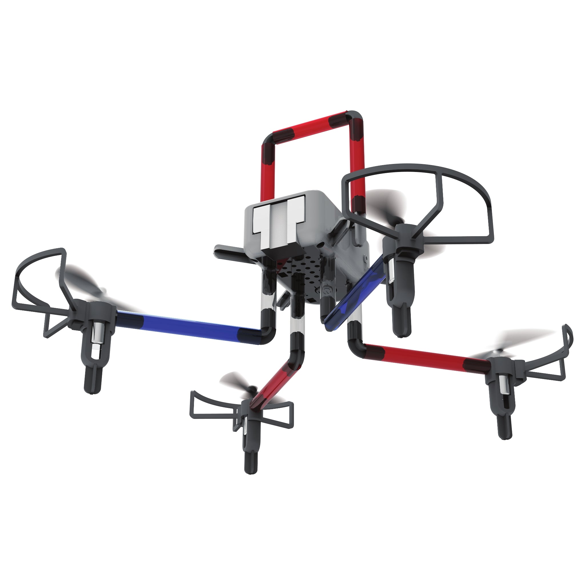 Drone Maker Kit: STEM project kit featuring a colorful quadcopter, ideal for learning about aviation and engineering.