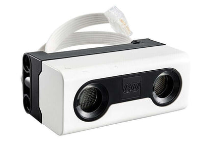 LEGO® Technic Distance Sensor 45604 with integrated 6-pin adaptor and programmable LED 'eyes' for enhanced builds.