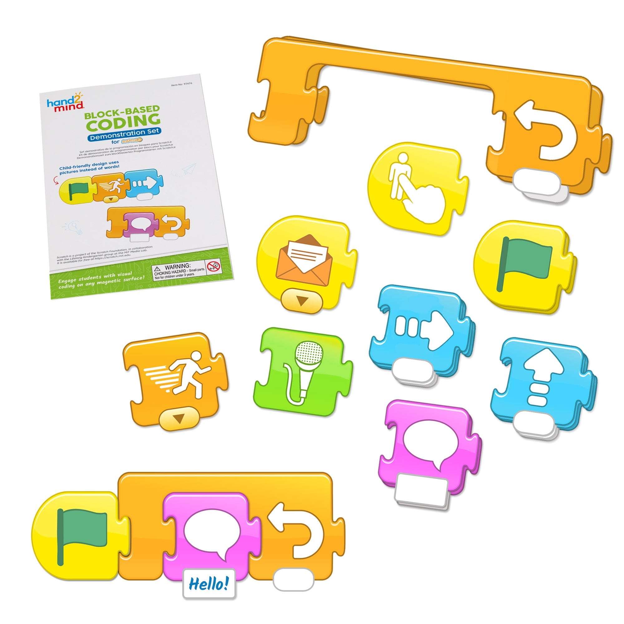 ScratchJr Cards - Magnetic Demonstration Set