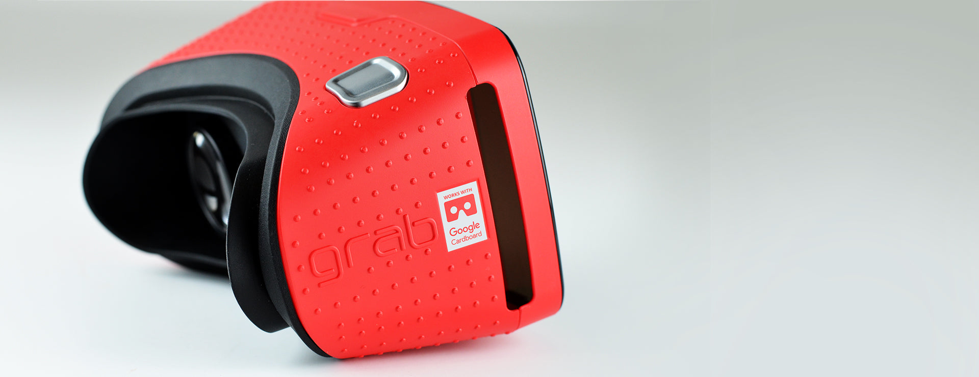 Red Homido Grab VR Viewer from RedboxVR Classroom Kit, designed for immersive learning experiences.