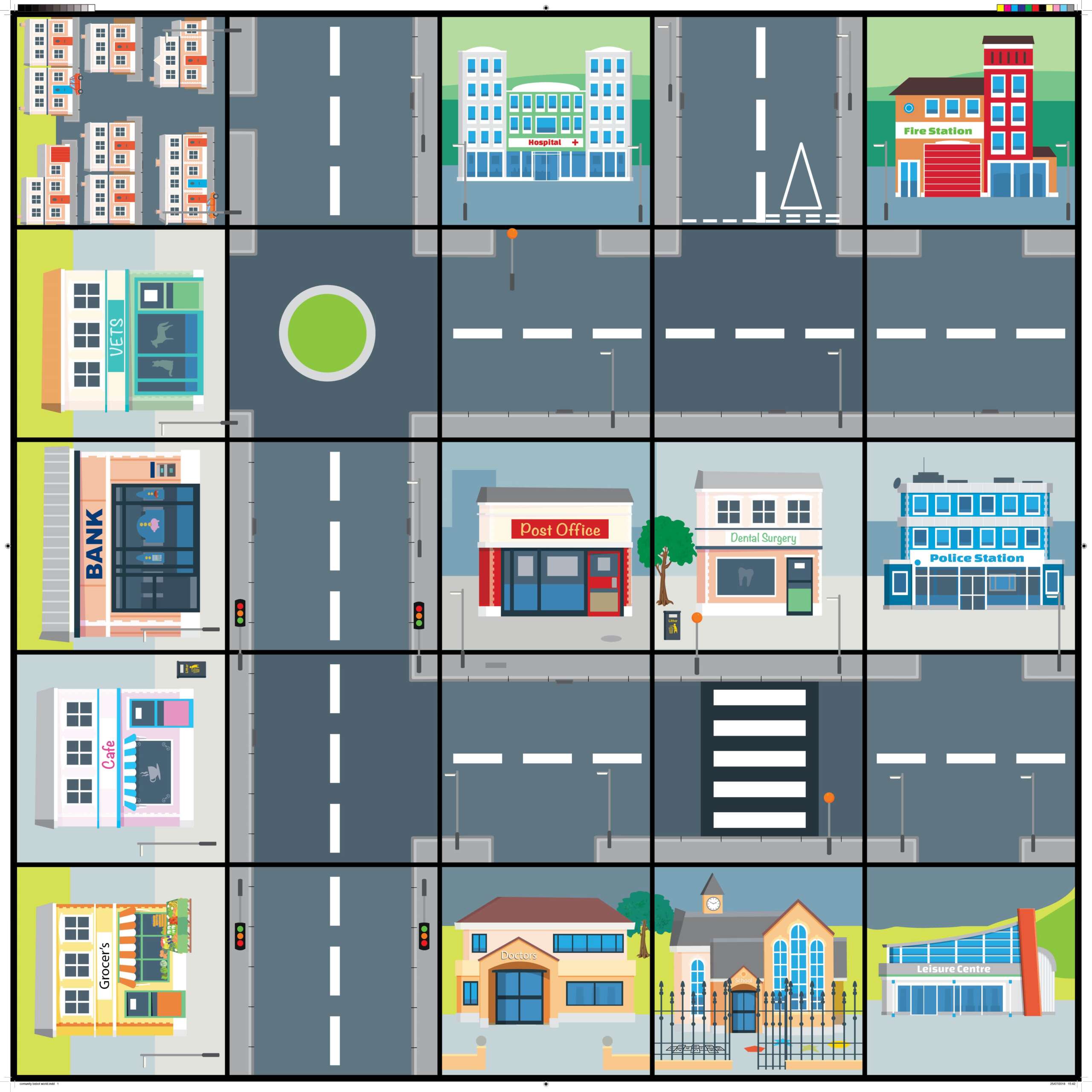 TTS Bee-Bot© People Who Help Us Mat