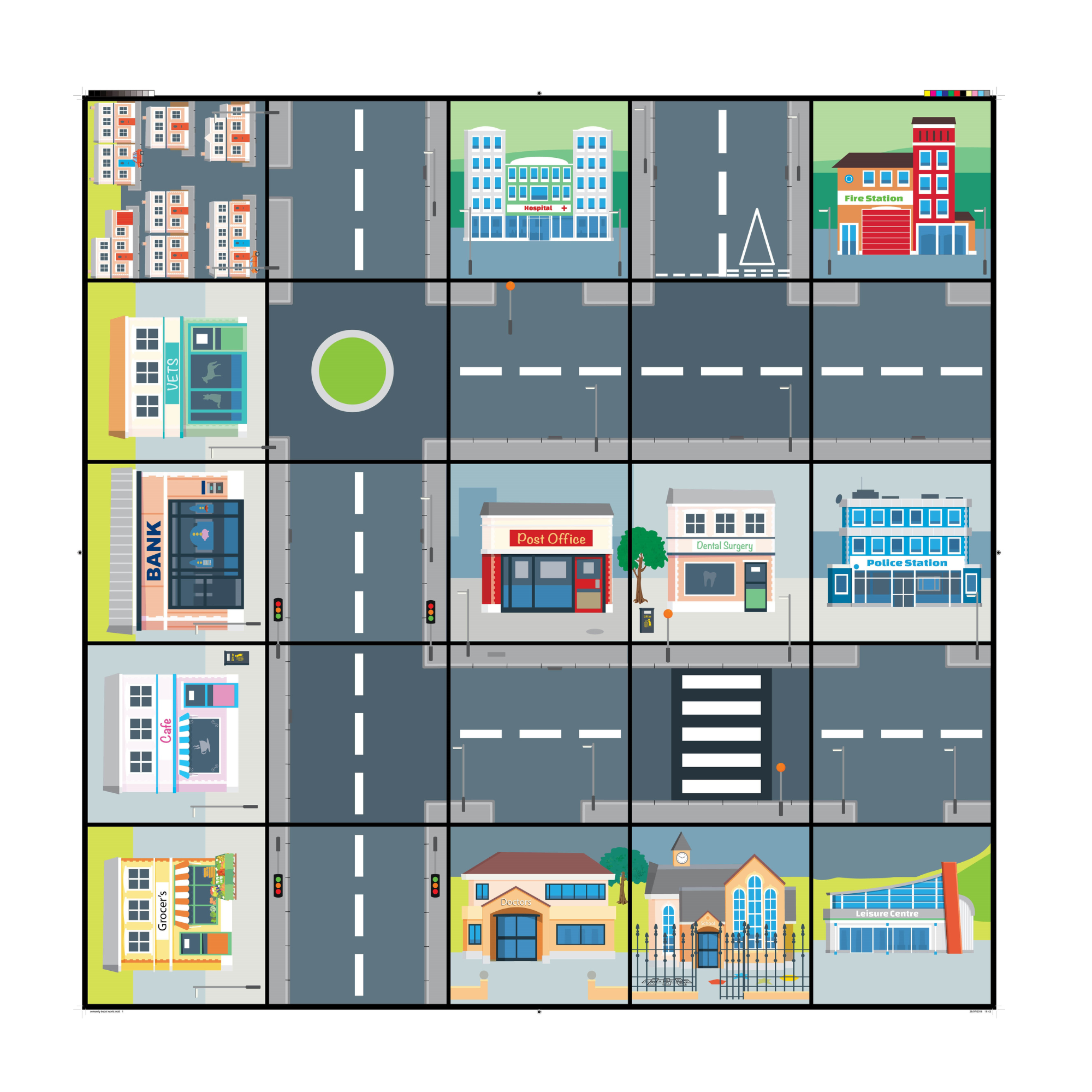 TTS Bee-Bot© People Who Help Us Mat