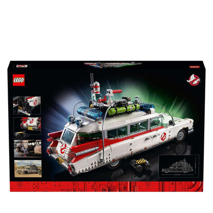 LEGO Creator Expert Ghostbusters ECTO-1 Set 10274 packaging featuring detailed model and accessories.