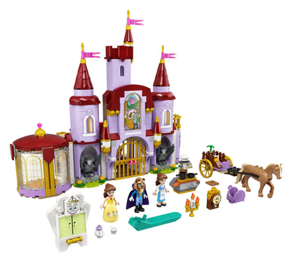 LEGO® Disney Belle and the Beast’s Castle Set 43196 features a colorful 2-story castle, mini-dolls, and LEGO® figures.