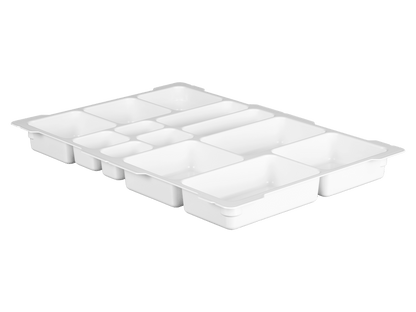 LEGO Education Sorting Top Tray 45499 with 12 compartments for organized storage of educational materials.