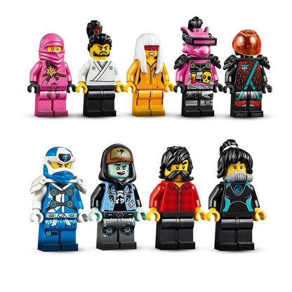LEGO® NINJAGO Gamer's Market Minifigures Set 71708 featuring 9 colorful characters from Prime Empire.